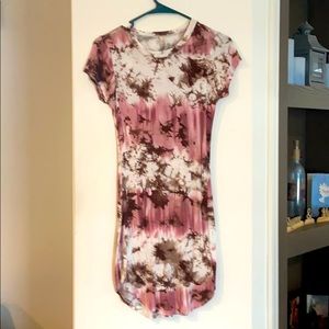 Bodycon tie-dye kneelength dress size 4/SM